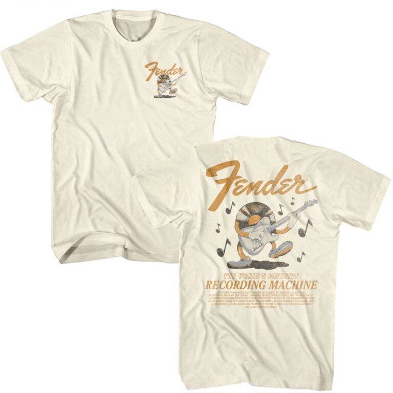 Fender Vinyl Recording Machine Men's T Shirt