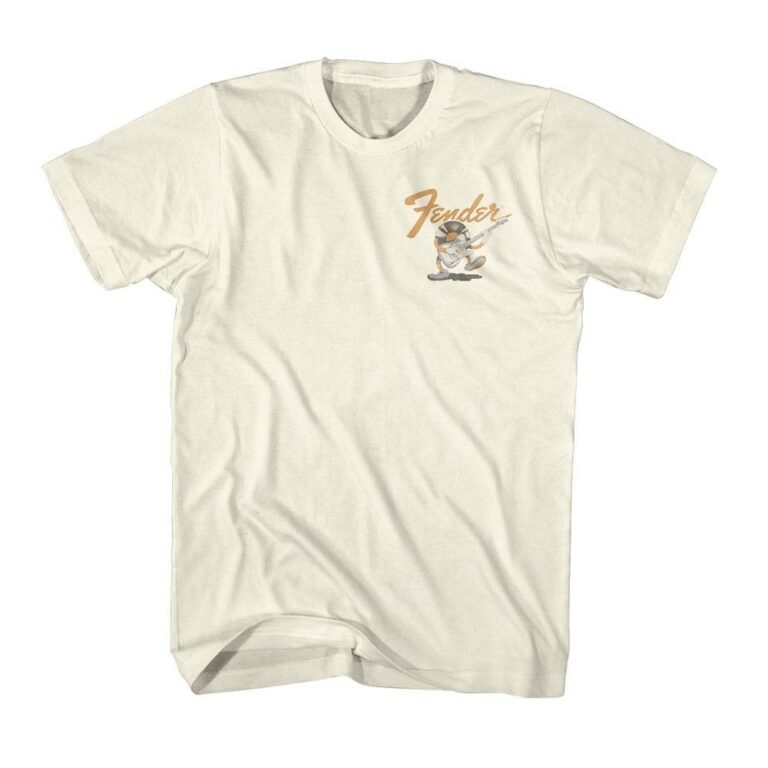 Fender Vinyl Recording Machine Men's T Shirt - Image 3