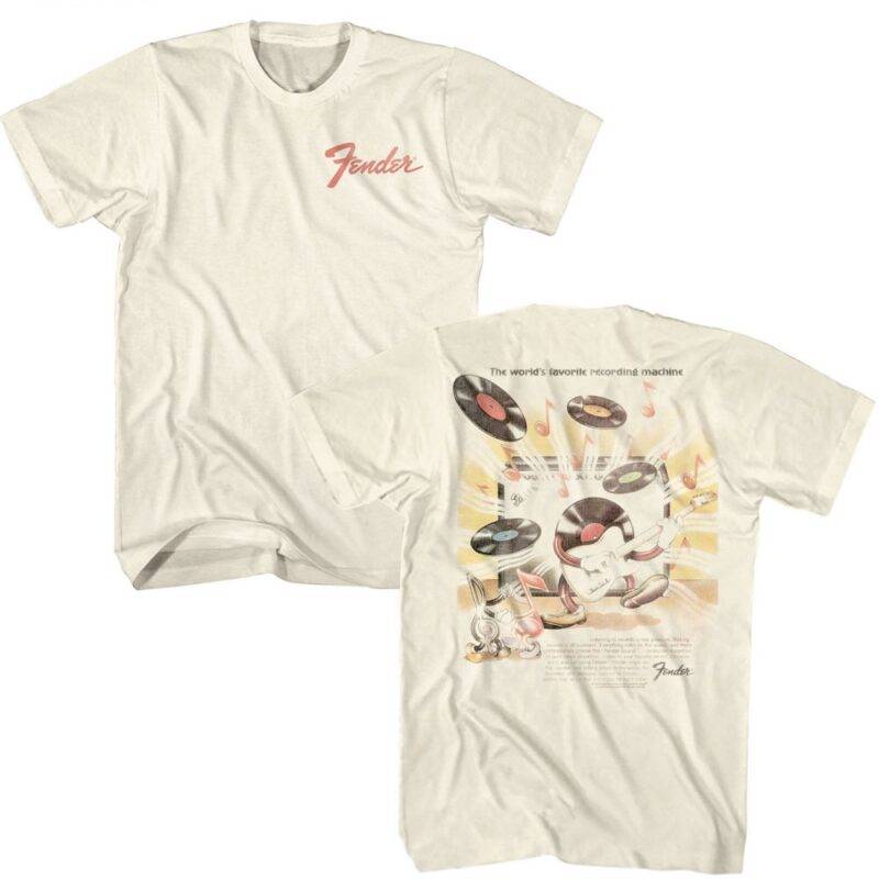 Fender Flying Vinyl Men's T Shirt