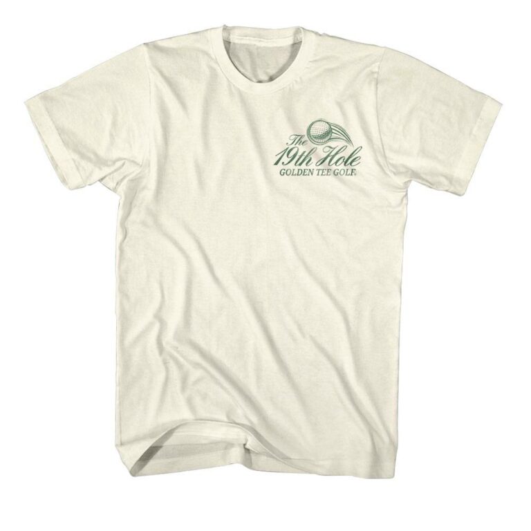 Golden Tee Golf 19th Hole Drinks Men's T Shirt - Image 4