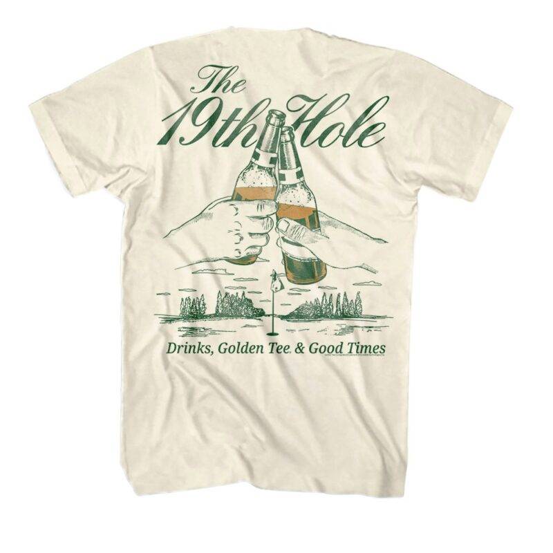 Golden Tee Golf 19th Hole Drinks Men's T Shirt