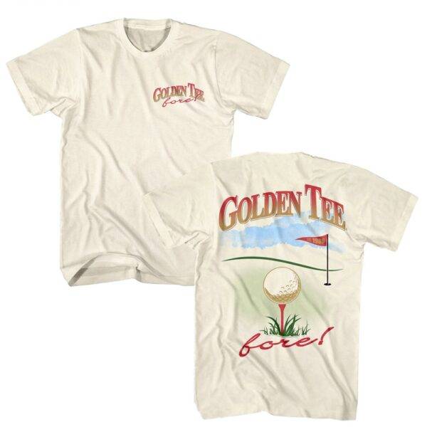 Golden Tee Fore Golf Course Men's T Shirt