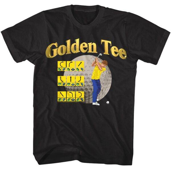 Golden Tee Golf Game Swings Guide Men's T Shirt