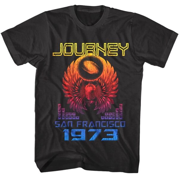 Journey San Francisco 1973 Tour Men's T Shirt