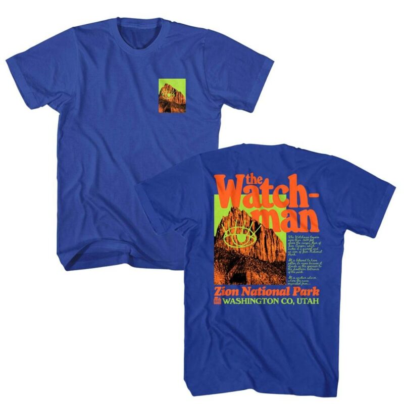 Zion National Park The Watchman Men's T Shirt