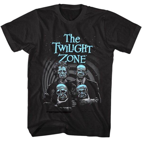 Twilight Zone The Masks Spiral Men’s T Shirt