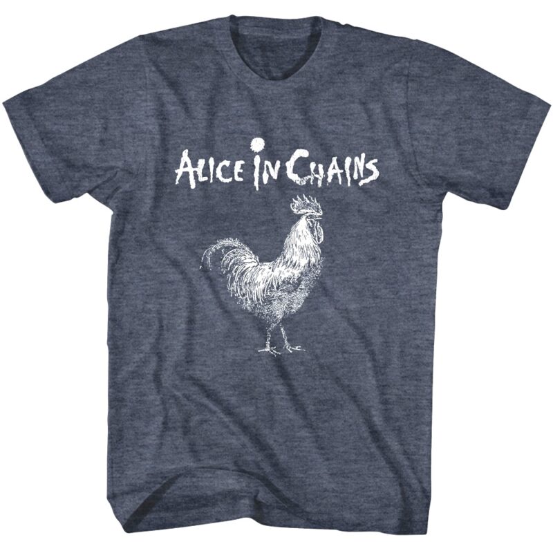 Alice in Chains Rooster Sketch Men's T Shirt