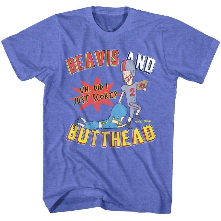 Beavis and Butthead Did I Just Score Football Men’s T Shirt