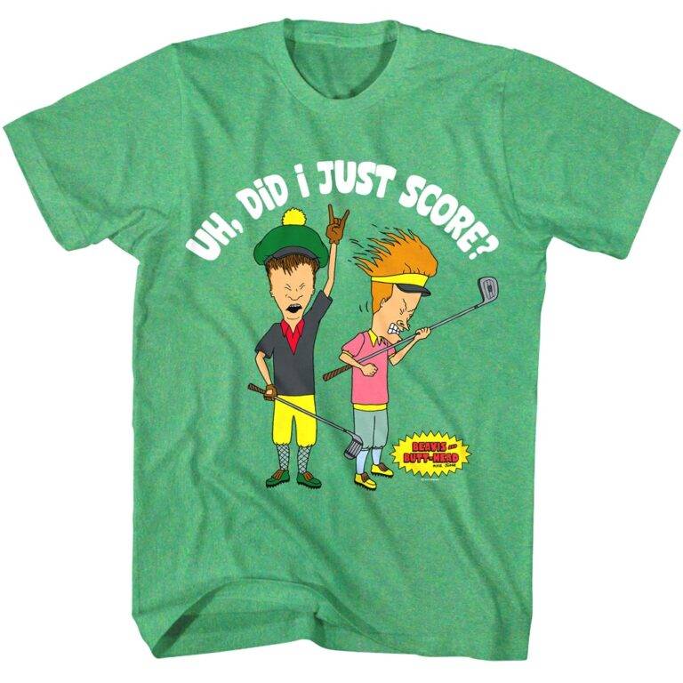 Beavis and Butthead Did I Just Score Golf Men’s T Shirt