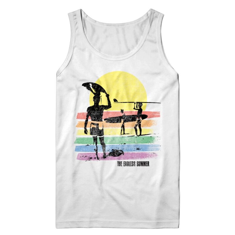 Endless Summer Beach Rainbow Men’s Tank