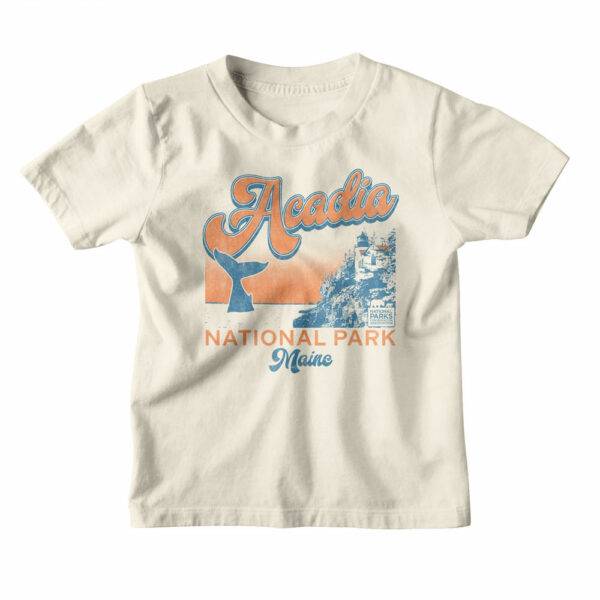 Acadia Whale Tale Kids T Shirt