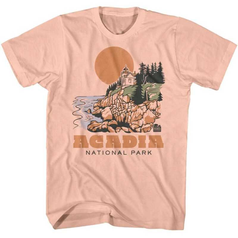 Acadia Bass Harbor Light Station Men’s T Shirt