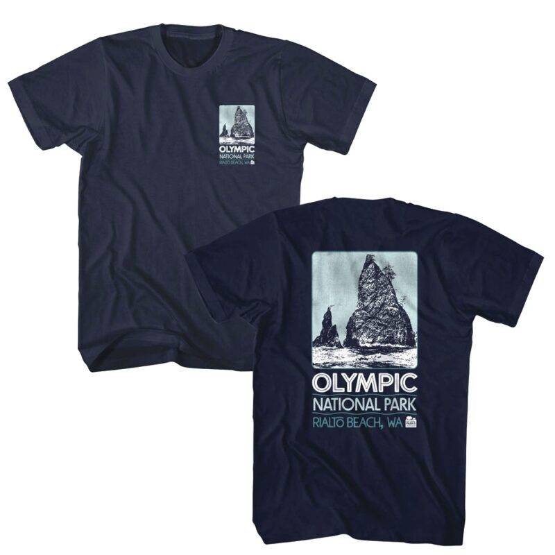 Olympic National Park Rialto Beach Men’s T Shirt