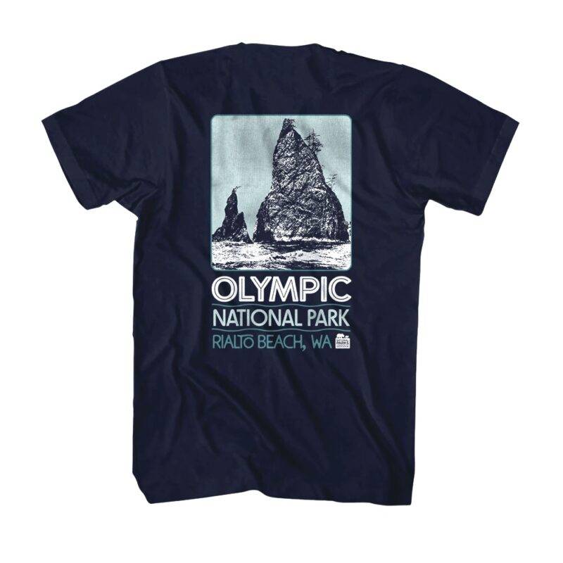 Olympic National Park Rialto Beach Men’s T Shirt