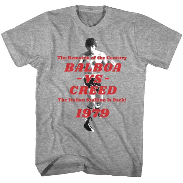 Rocky Balboa vs Creed Rematch 1979 Men's T Shirt