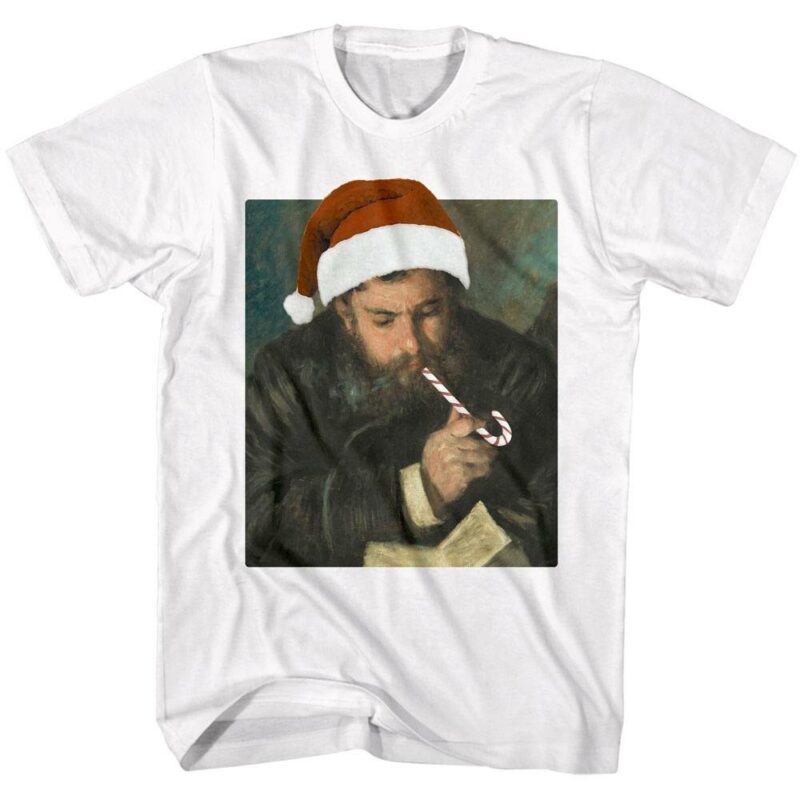 Claude Monet at Christmas Men’s T Shirt