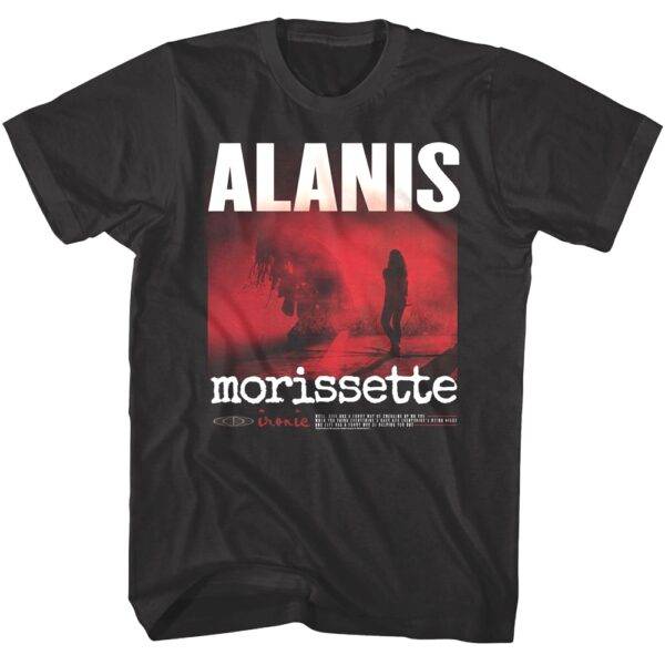 Alanis Morissette Ironic Stage Men’s T Shirt