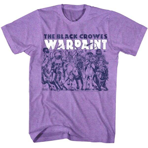 Black Crowes Purple Warpaint Men's T Shirt