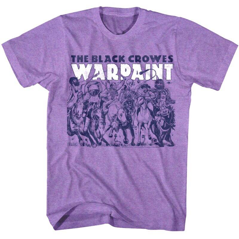 Black Crowes Purple Warpaint Men's T Shirt