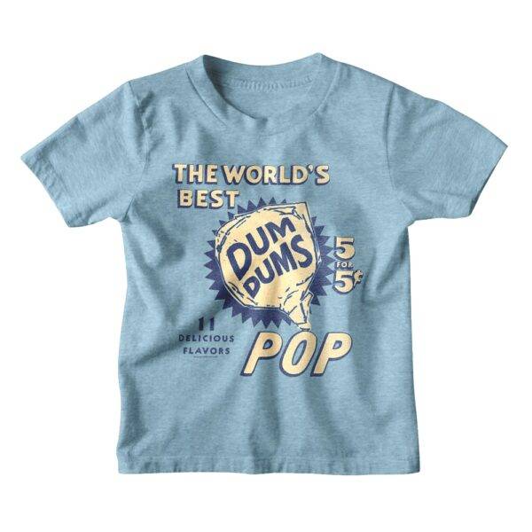 World’s Best Dum Dums Kids Blue T Shirt