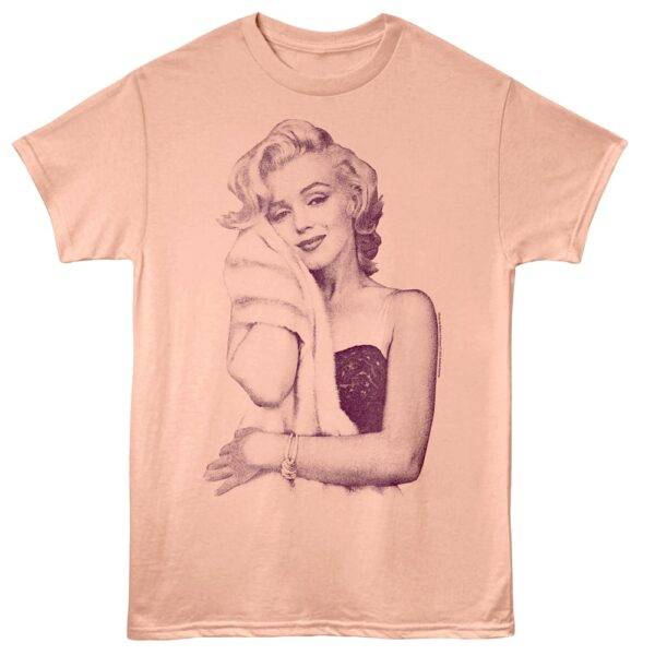 Marilyn Monroe Fur Coat Only Men’s T Shirt