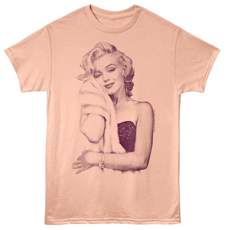 Marilyn Monroe Fur Coat Only Men’s T Shirt