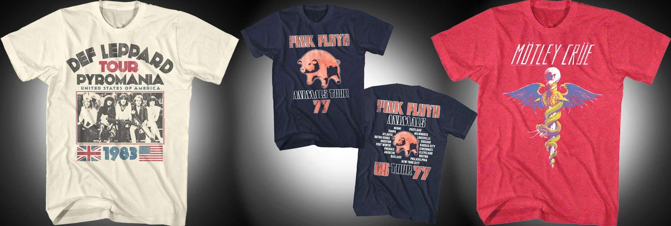 Rock T-Shirt selection