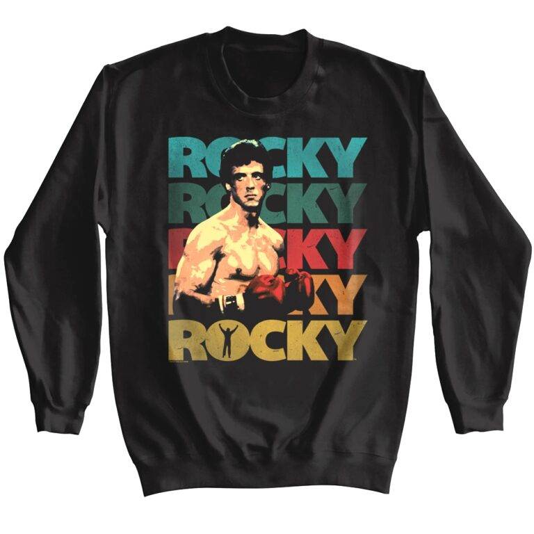 Rocky Pose 70’s Retro Fade Sweater