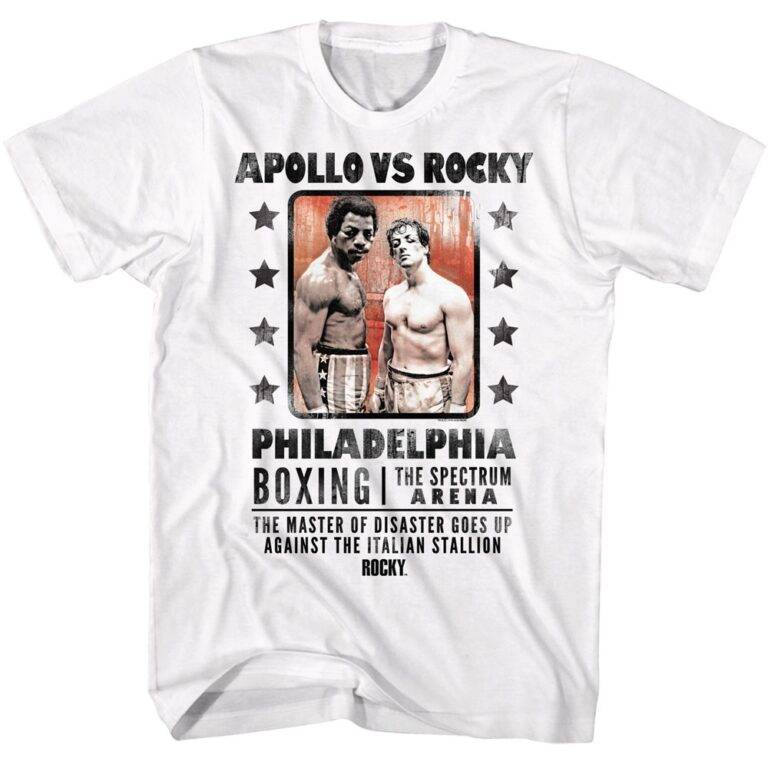 Rocky v Apollo Fight Poster Men’s T Shirt