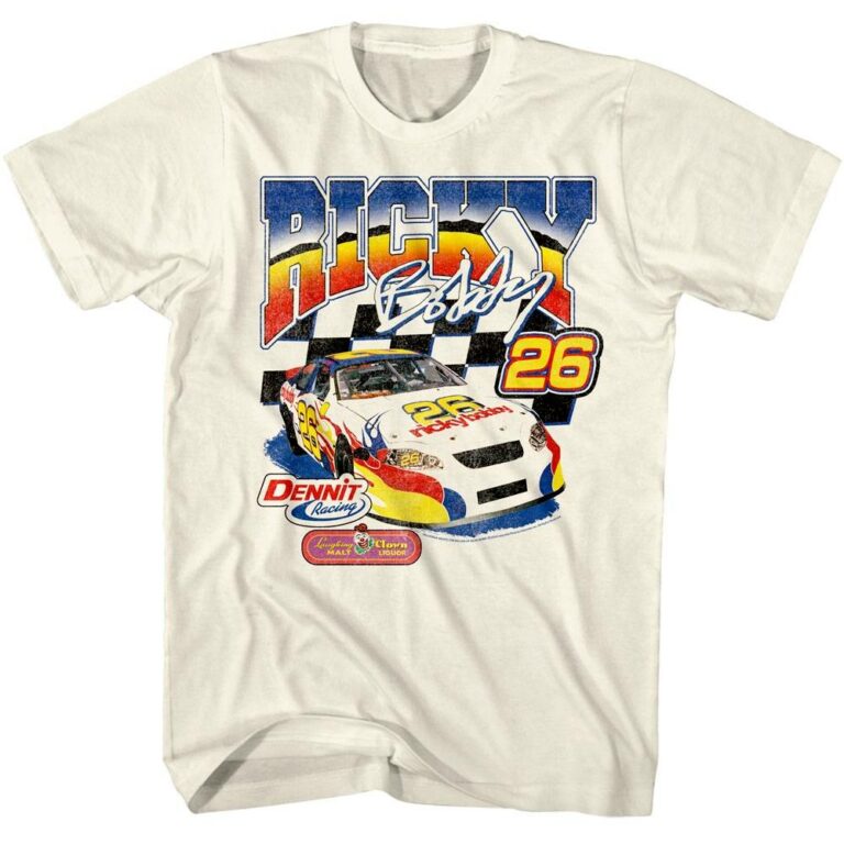 Talladega Nights Dennit Racing Old Sponsors Men’s T Shirt