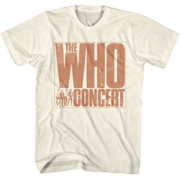 The Who In Concert Men’s T Shirt