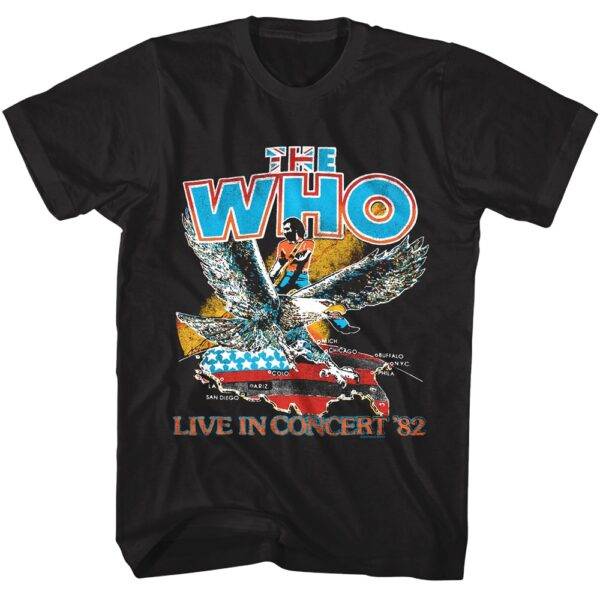 The Who Live In Concert ’82 Men’s T Shirt