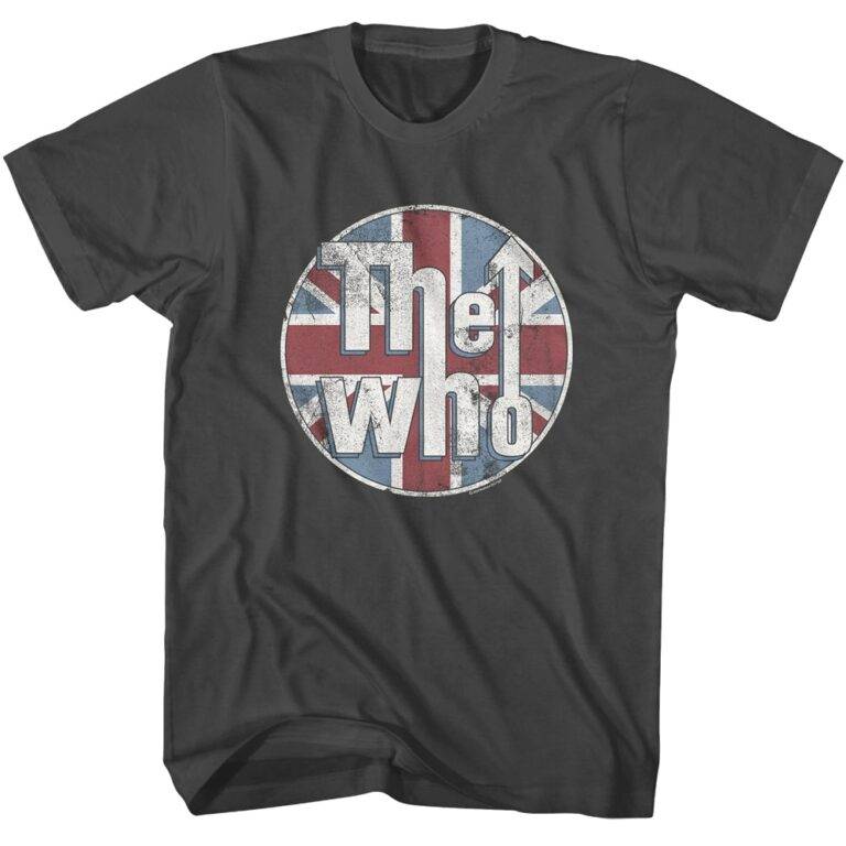 The Who Vintage Union Jack Logo Men’s T Shirt