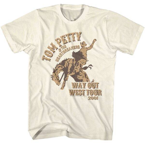 Tom Petty Way Out West Tour 2001 Men’s T Shirt