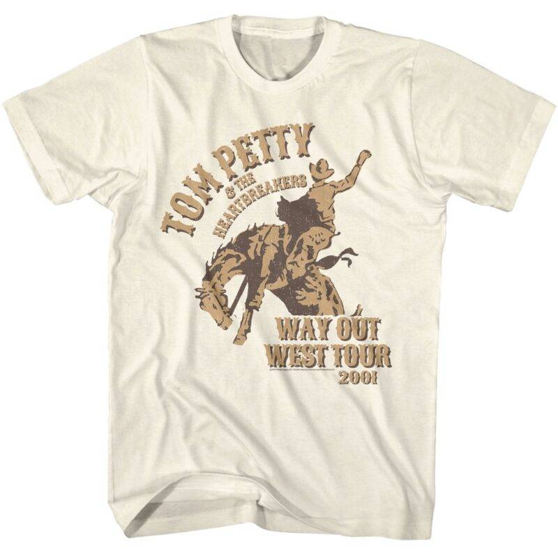 Tom Petty Way Out West Tour 2001 Men’s T Shirt