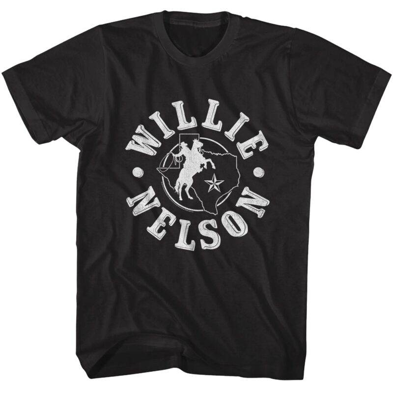 Willie Nelson Texas Cowboy Men’s T Shirt