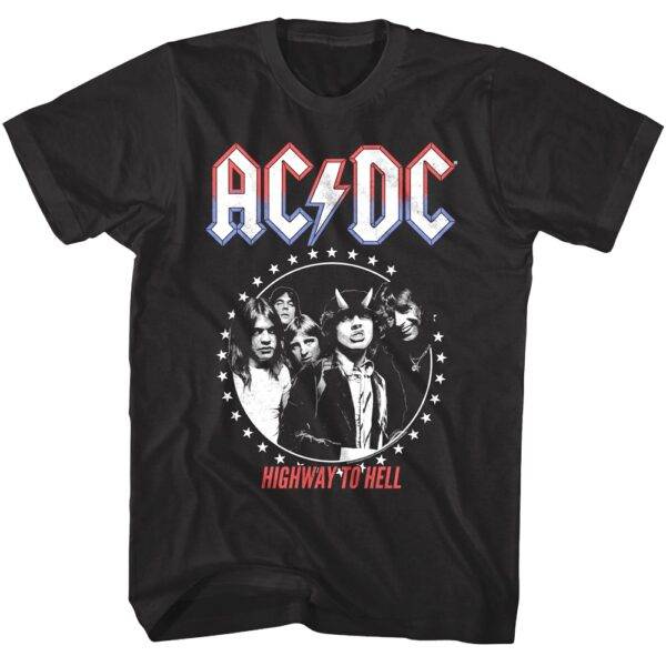 ACDC Highway to Hell Star Frame Men’s T Shirt