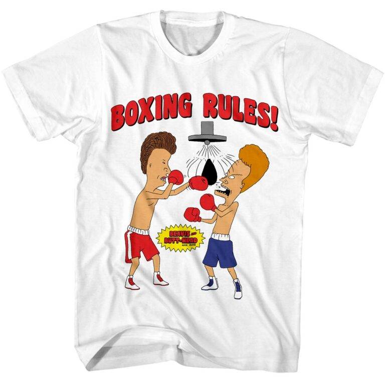 Beavis and Butthead Boxing Rules Men’s T Shirt