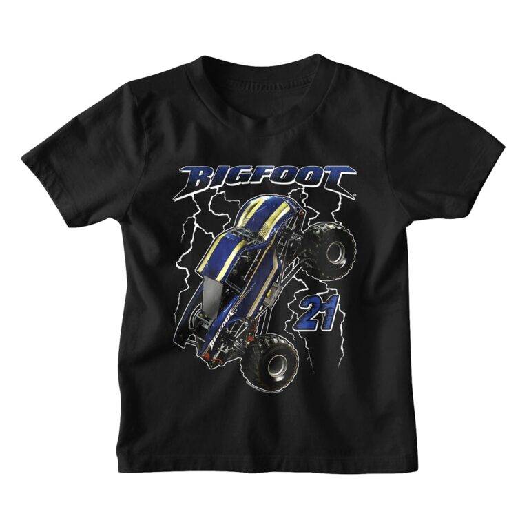 Bigfoot 21 Lightning Bolt Kids T Shirt