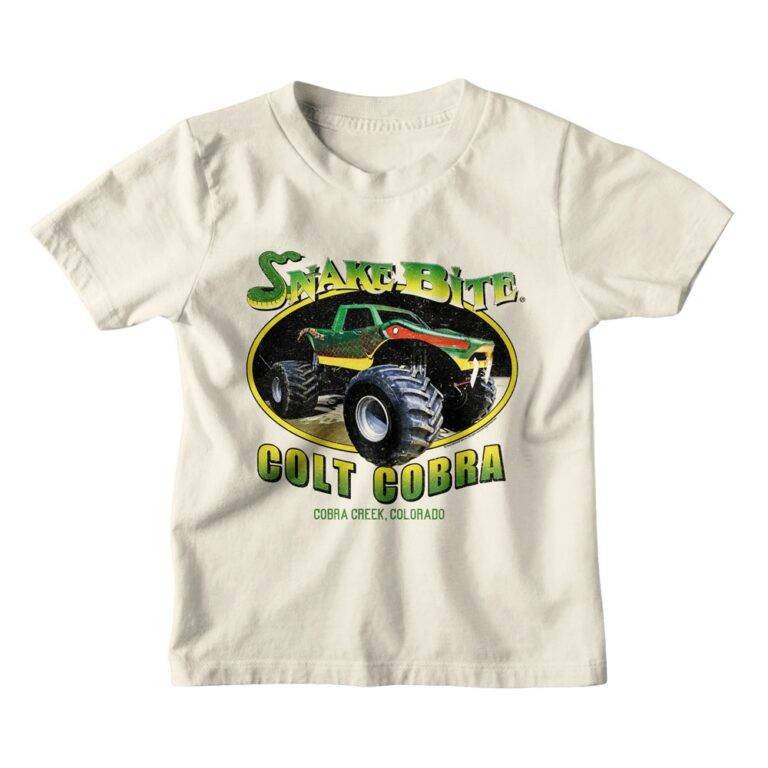 Bigfoot Snake Bite Colt Cobra Kids T Shirt