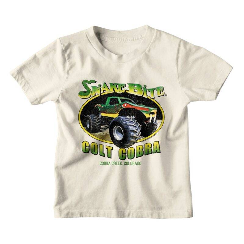 Bigfoot Snake Bite Colt Cobra Kids T Shirt