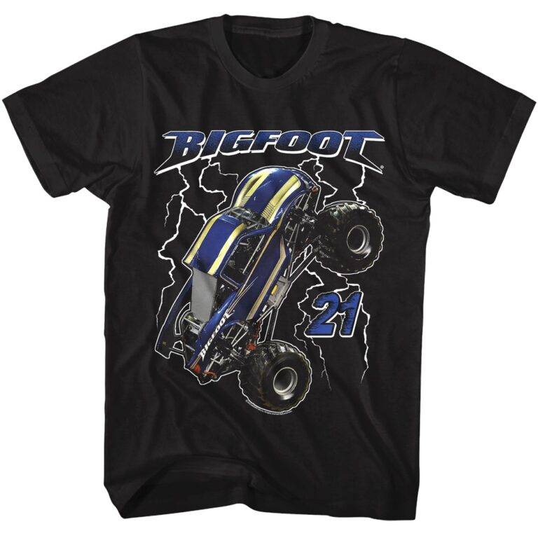 Bigfoot 21 Lightning Bolt Men’s T Shirt