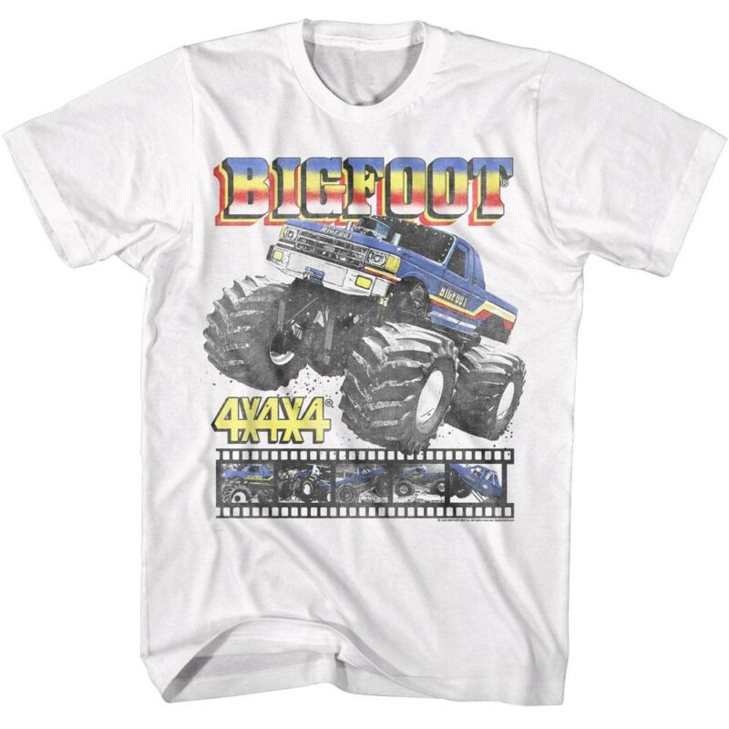 Bigfoot Monster Truck Highlight Reel Men’s T Shirt