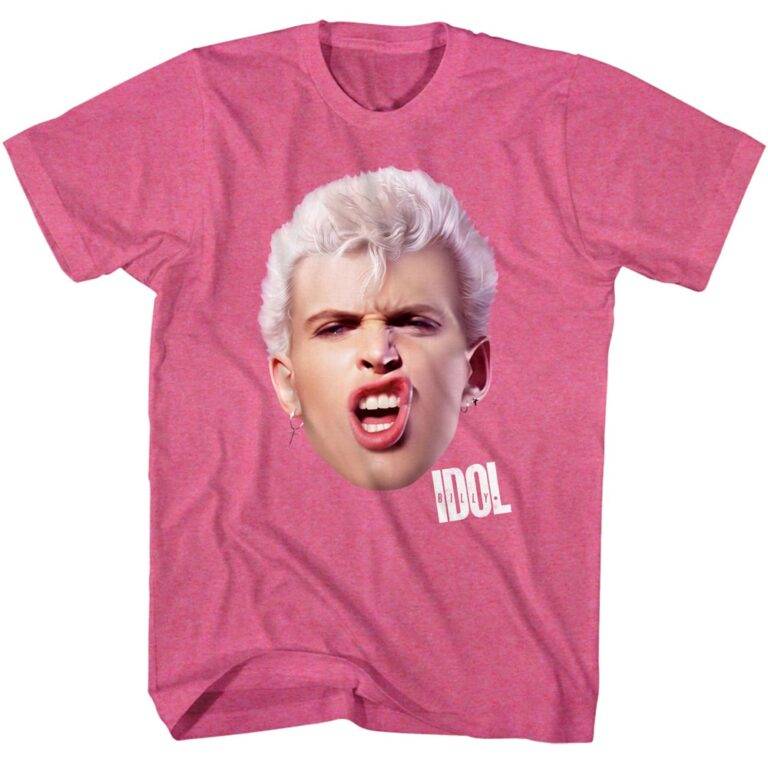 Billy Idol Pink Pout Men’s T Shirt