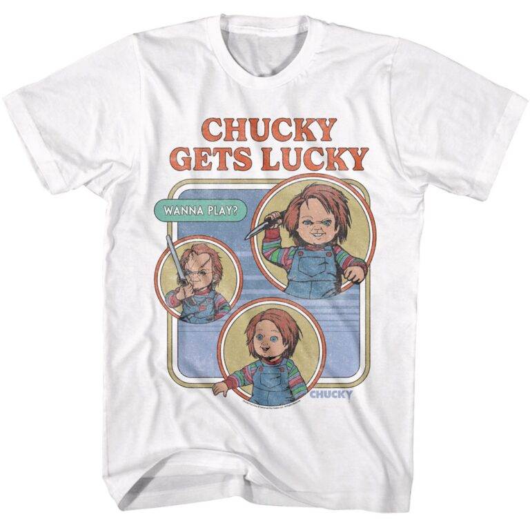 Chucky Gets Lucky Men’s T Shirt