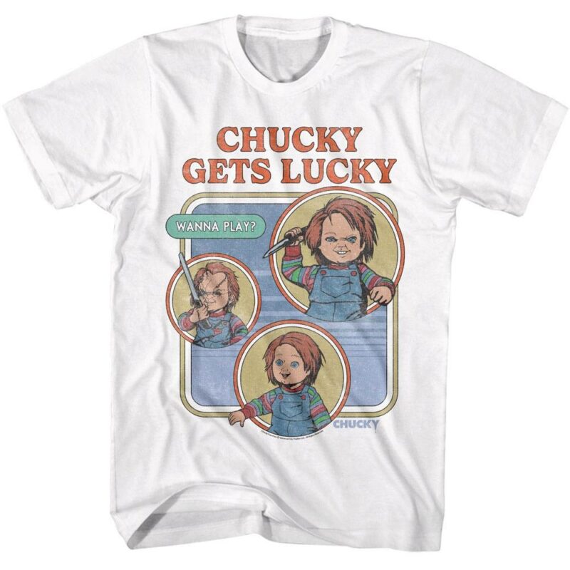 Chucky Gets Lucky Men’s T Shirt