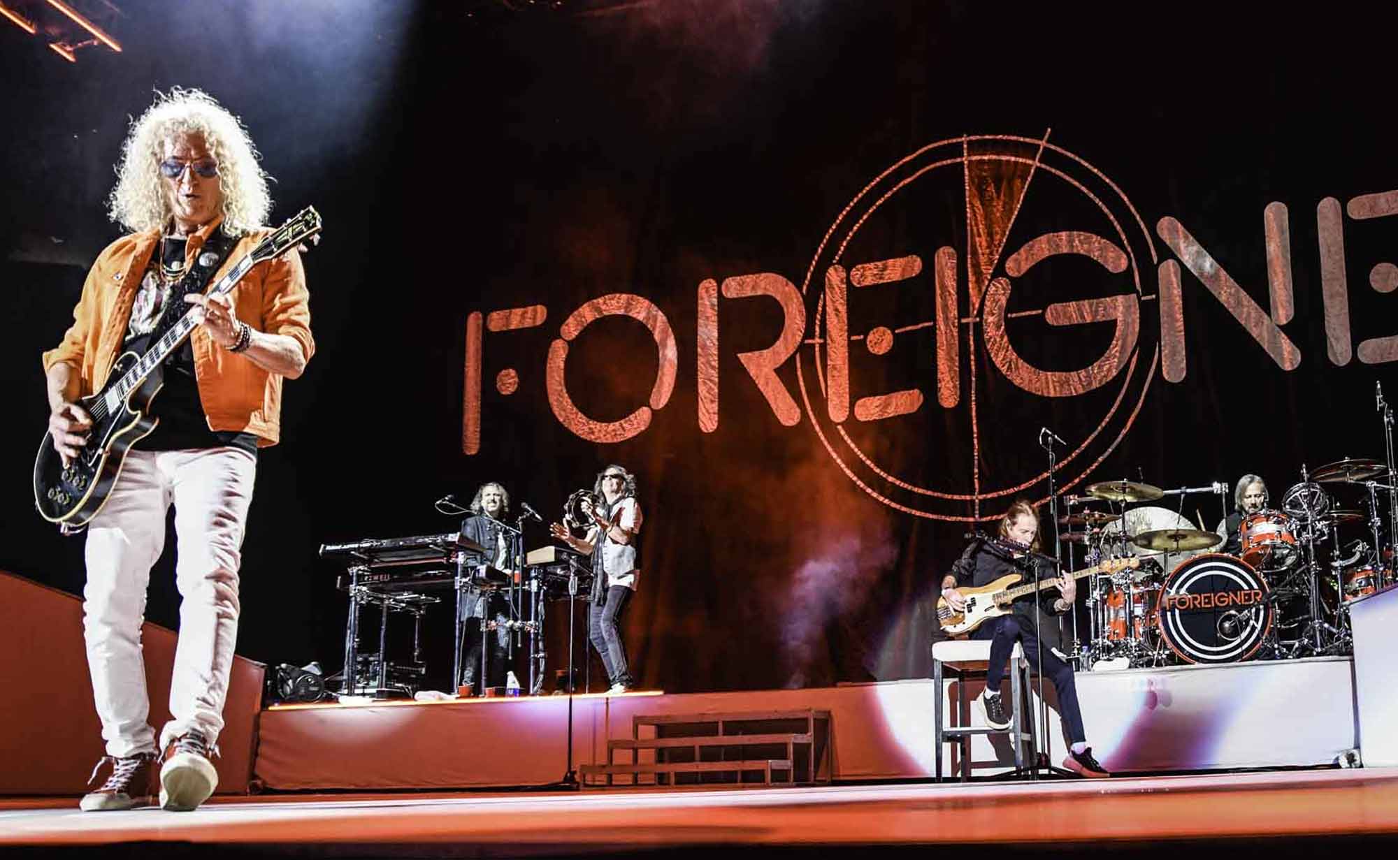 Foreigner on stage