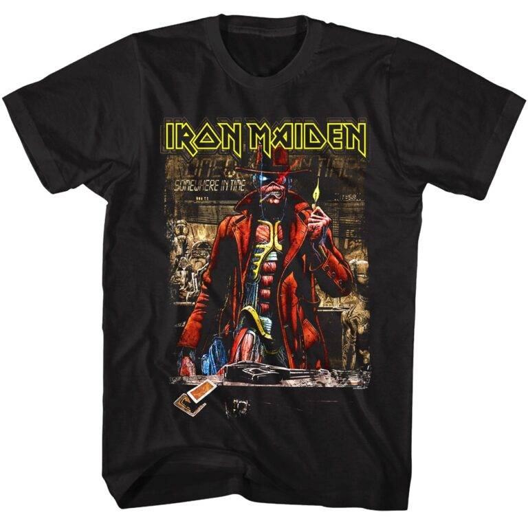 Iron Maiden Eddie Somewhere in Time Men’s T Shirt