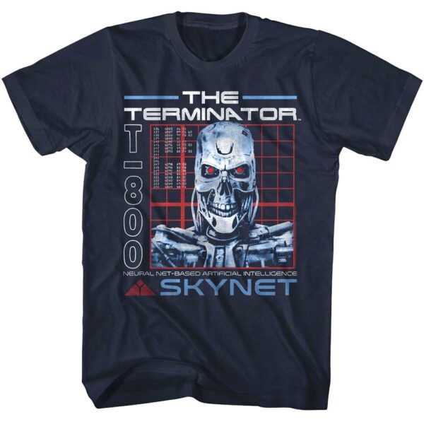 Terminator Skynet T-800 AI Men’s T Shirt