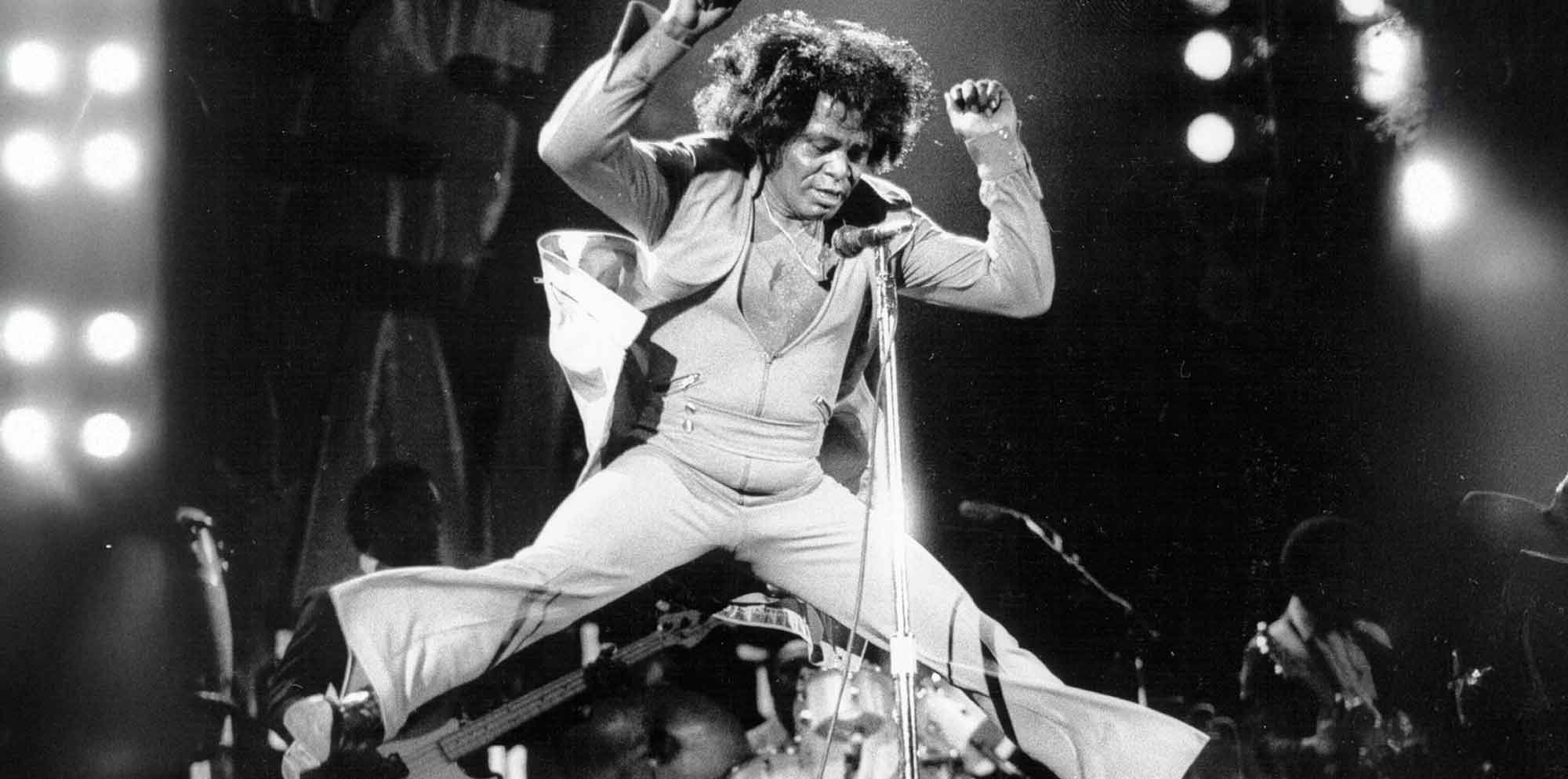 James Brown dancing